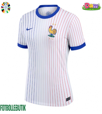 Frankrike Bortatröja Kvinnor EM 2024 Kortärmad